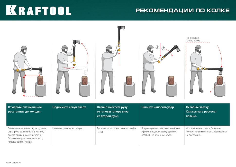 KRAFTOOL X11, 1100/1400 г, в чехле, 450 мм, топор-колун (20660-11)