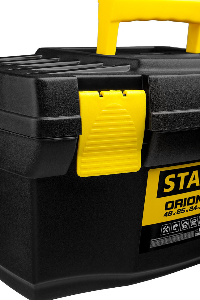 STAYER ORION-19, 480 х 250 х 240 мм, (19″), пластиковый ящик для инструментов (38110-18)