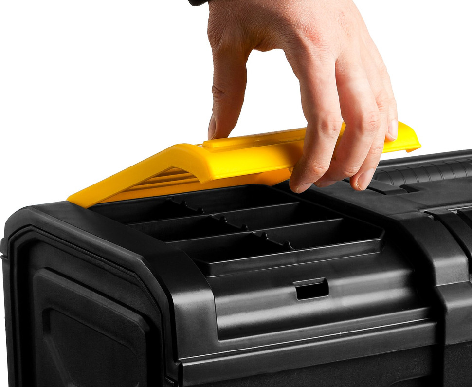 STAYER TOOLBOX-19, 480 х 270 х 240, пластиковый ящик для инструментов, Professional (38167-19)