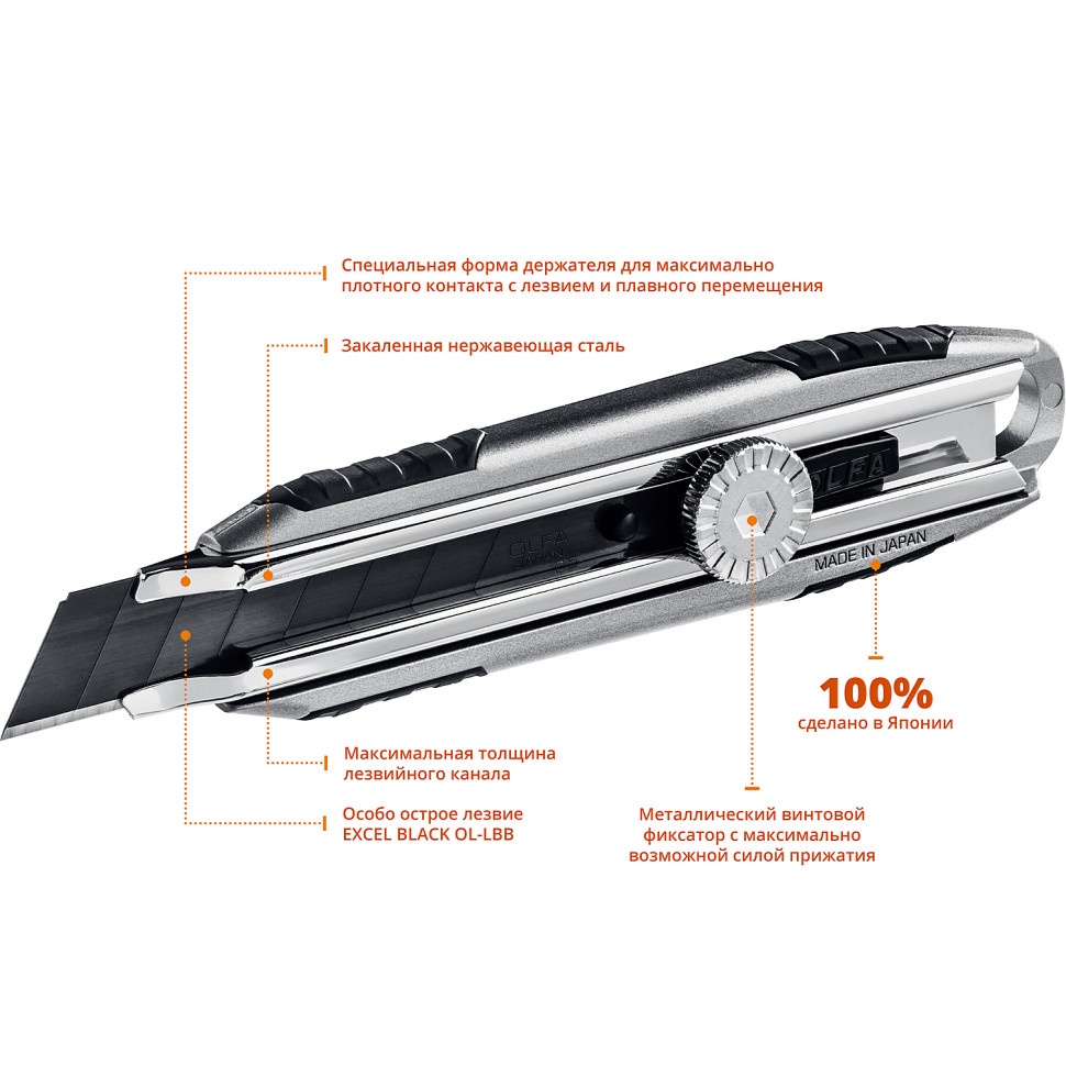 OLFA X-design, 18 мм, нож (OL-MXP-L)
