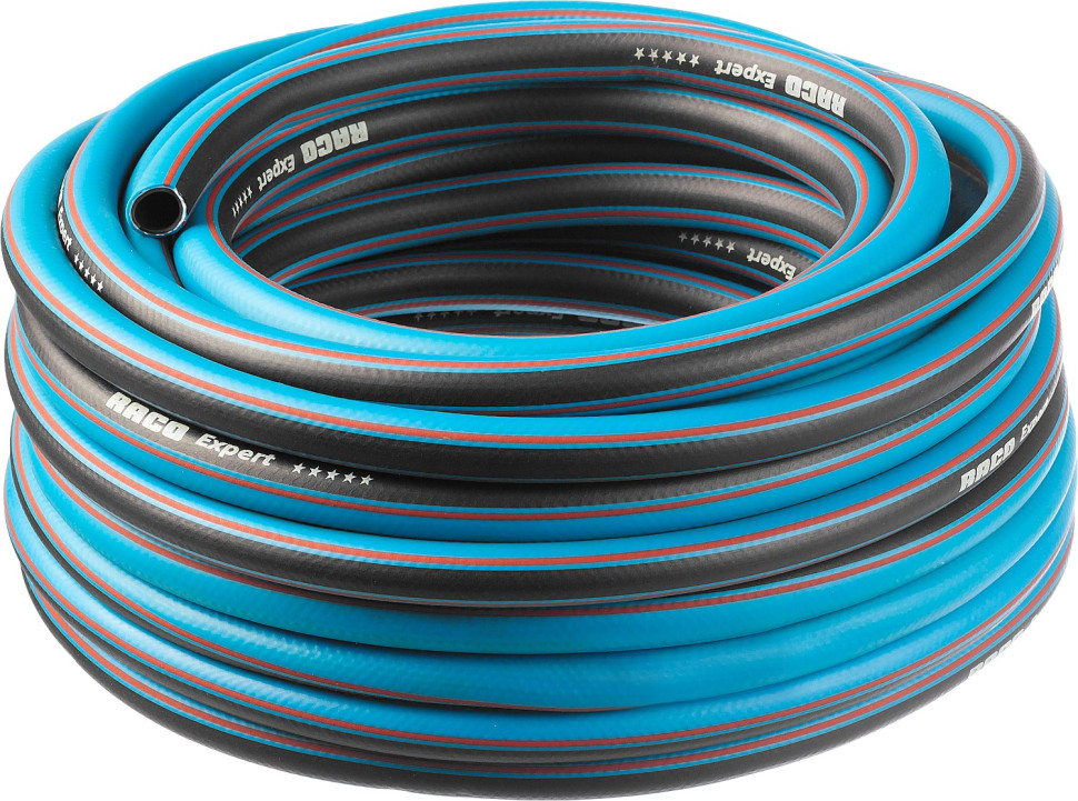 RACO EXPERT, 1/2″, 50 м, 35 атм, четырёхслойный, армированный, поливочный шланг (40302-1/2-50)