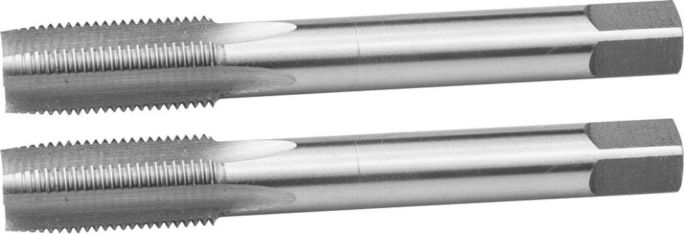 ЗУБР М12 x 1.5 мм, Р6М5, комплект машинно-ручных метчиков (4-28007-12-1.5-H2)