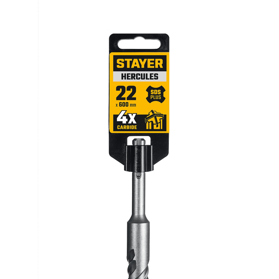 STAYER HERCULES-4Х 22x600 мм, SDS-plus бур (29290-600-22)
