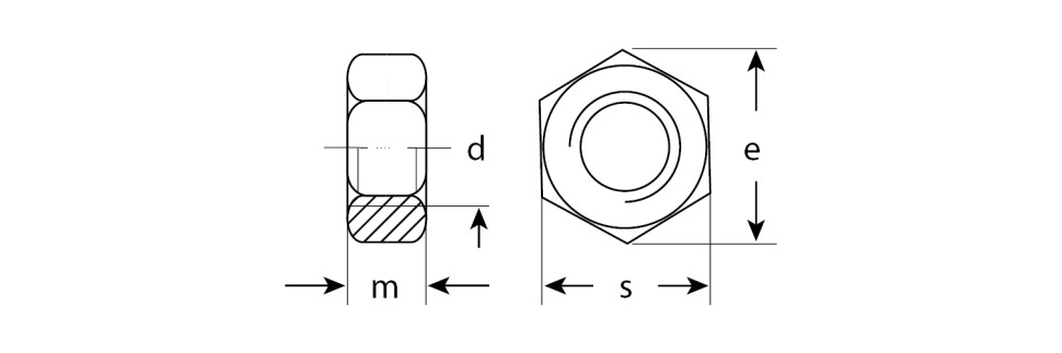 ЗУБР ГОСТ ISO 4032-2014, кл. пр. 6, M14, цинк, 2 шт, шестигранная гайка (303556-14)