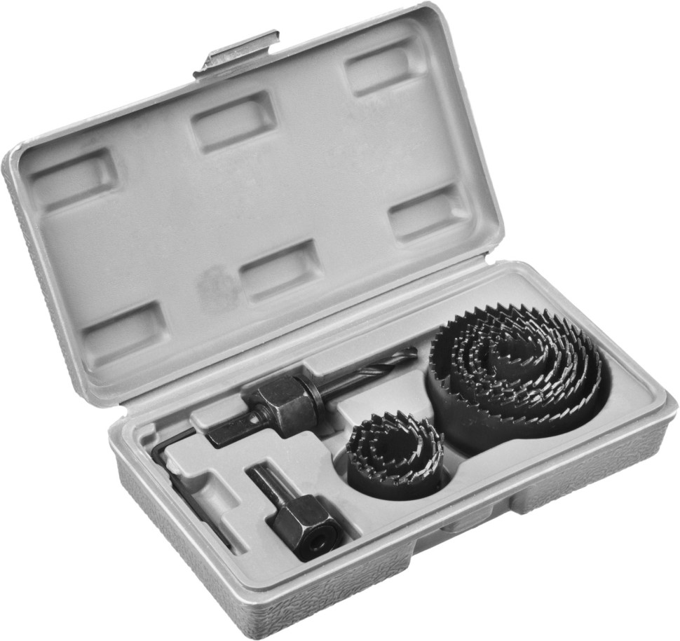 STAYER Maxcut, 9 шт, 19-64 мм, набор кольцевых коронок по дереву (29600-H11)