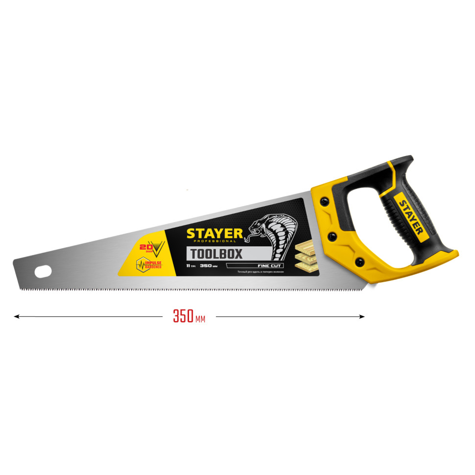 STAYER Cobra ToolBox, 350 мм, многоцелевая ножовка, Professional (2-15091-45)