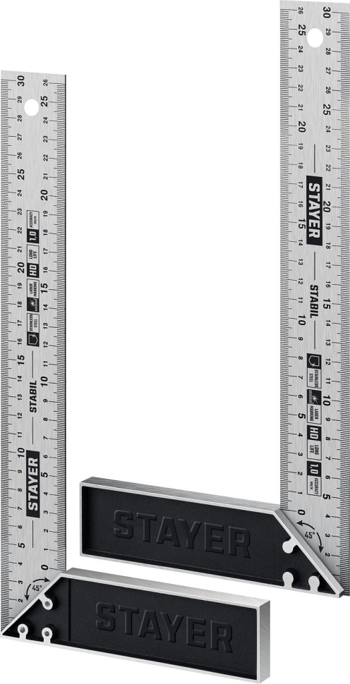 STAYER 300 мм, столярный угольник, Professional (3431-30)