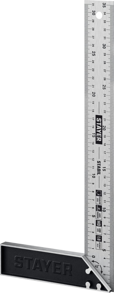 STAYER 350 мм, столярный угольник, Professional (3431-35)