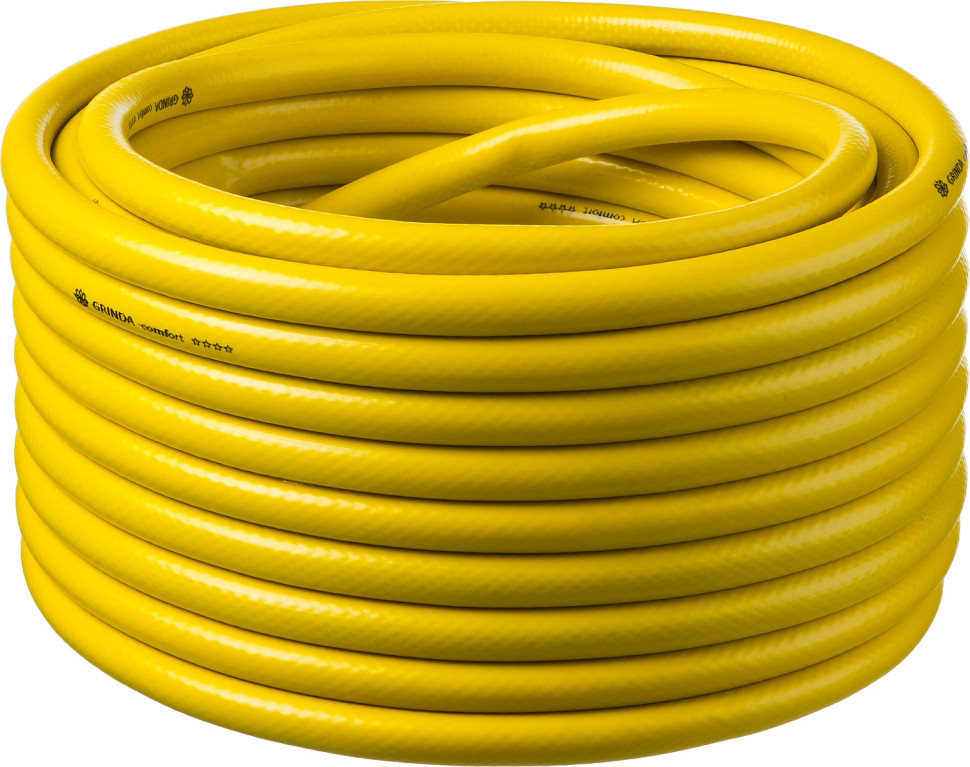 GRINDA Comfort, 1/2″, 20 м, 30 атм, трёхслойный, армированный, поливочный шланг (8-429003-1/2-20)