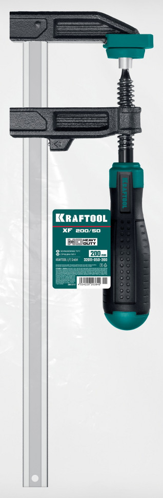 KRAFTOOL MF-200/050, 50 х 200 мм, струбцина F (32011-050-200)