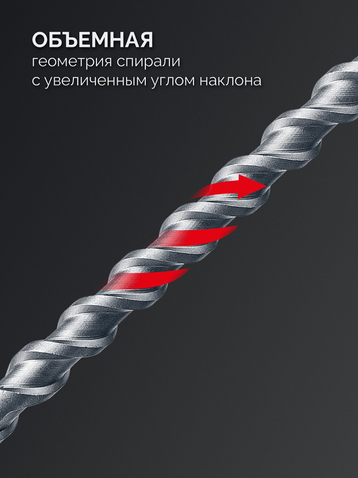 ЗУБР ПРОФИ-4Х 18x250/380 мм, SDS-max бур, ПРОФЕССИОНАЛ (29350-250-18)