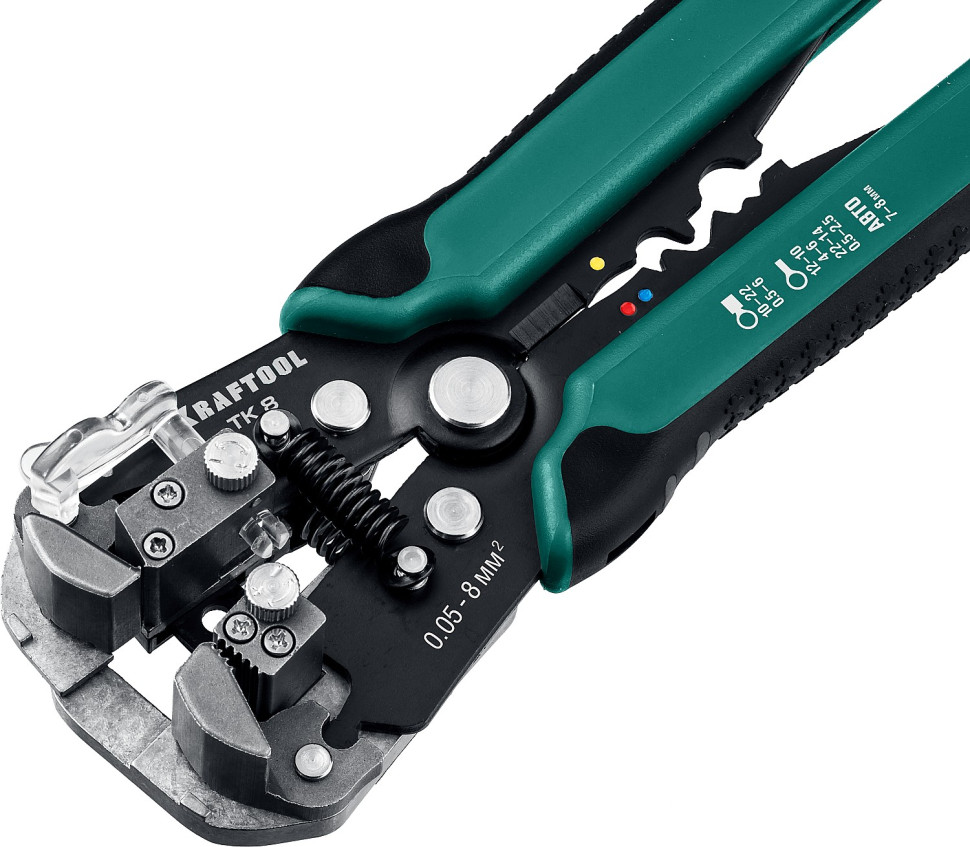 KRAFTOOL TK-8, 0.05 - 8 мм2, автоматический стриппер (22637)