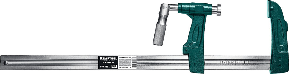 KRAFTOOL E -60/12, 125 х 600 мм, мощная струбцина F (32013-125-600)