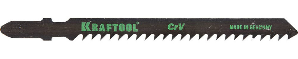 KRAFTOOL T144D, EU-хвост., по дереву, быстрый рез, шаг 4 мм, 75 мм, 2 шт, полотна для лобзика (159521-4)