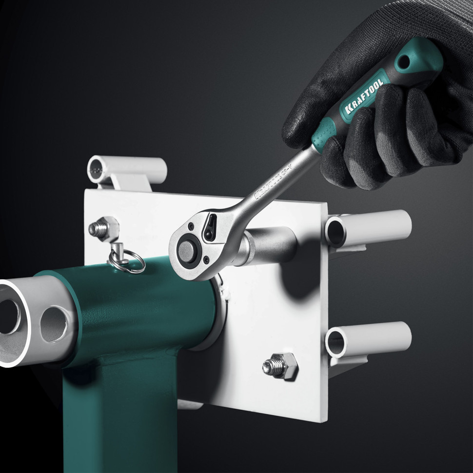 KRAFTOOL EXTREM-76, 76 предм., (1/2″+3/8″+1/4″), универсальный набор инструмента (27889-H76)