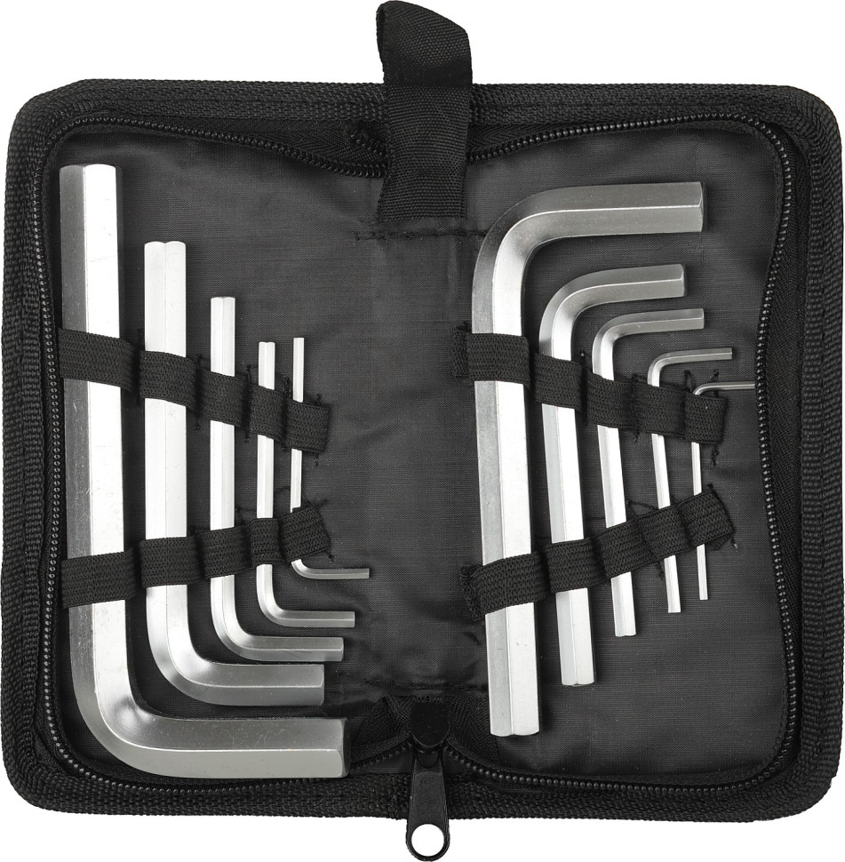 STAYER HERCULES HEX, 10 шт, набор коротких шестигранных ключей (2740-H10)