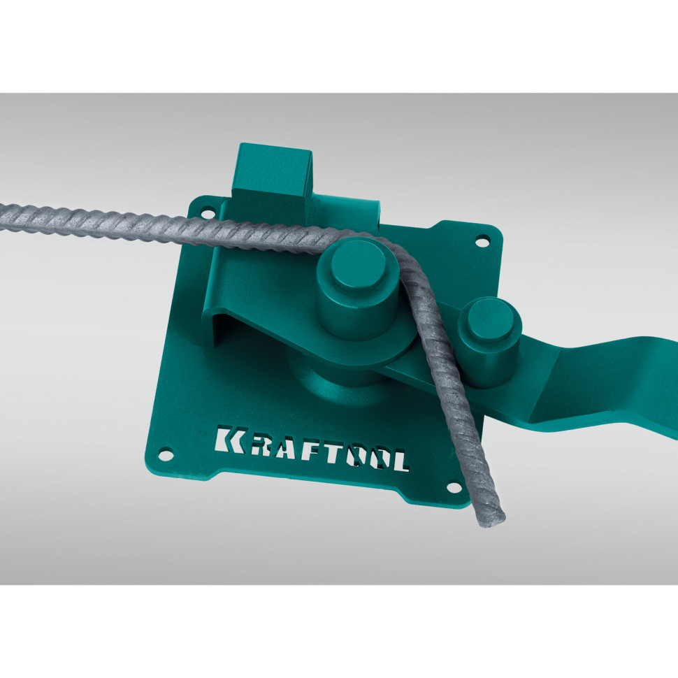 KRAFTOOL 16 PT, плавный гиб, на подшипнике, ручной станок для гибки арматуры (23306)