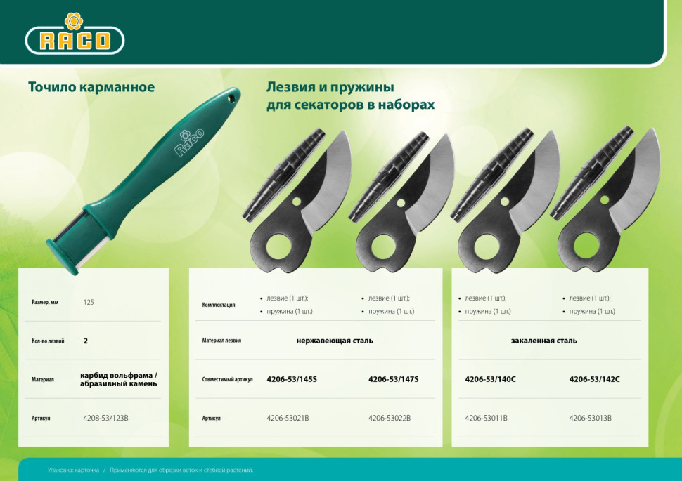 RACO 125 мм, карманное точило (4208-53/123B)