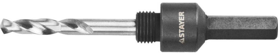 STAYER HEX 1/4″ (6,35 мм) державка для биметаллических коронок 16-30 мм (29549)
