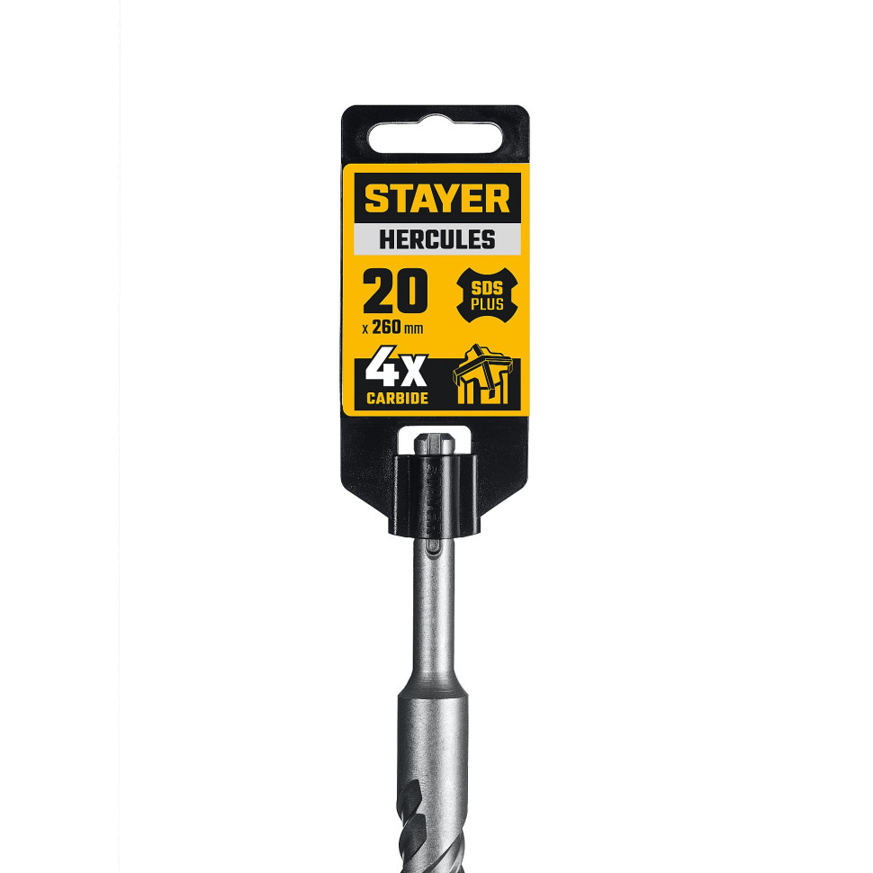STAYER HERCULES-4Х 20x260 мм, SDS-plus бур (29290-260-20)