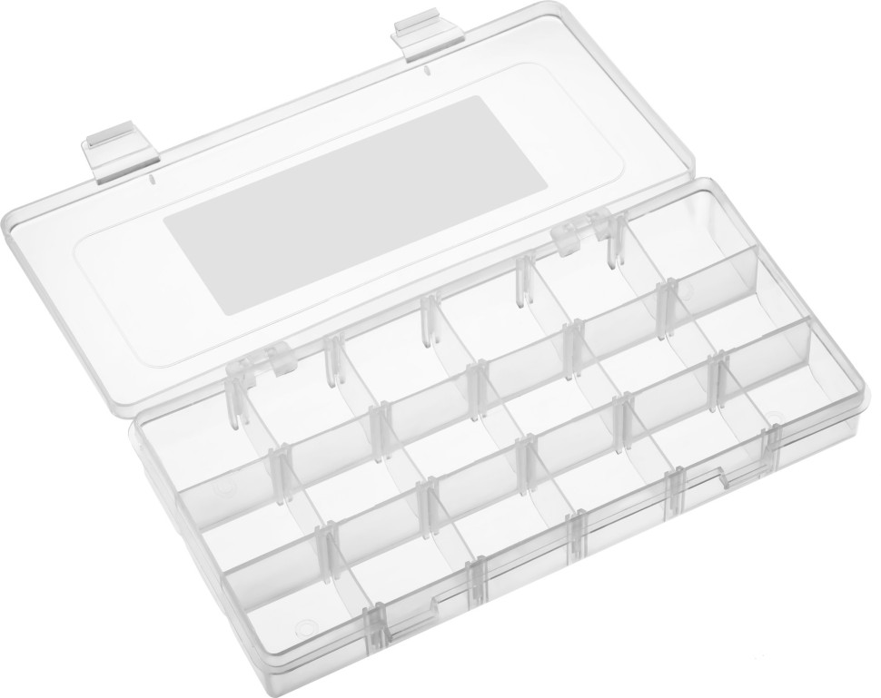 STAYER HANDY-9, 230 x 120 x 35 мм, (9″), пластиковый органайзер с 18 ячейками (38051-09)